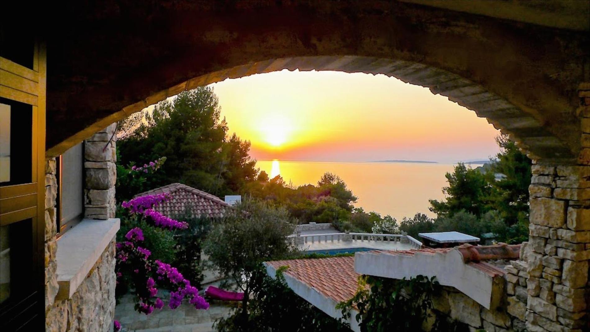 Villa Stone House Poplat Vela Luka Eksteriør bilde