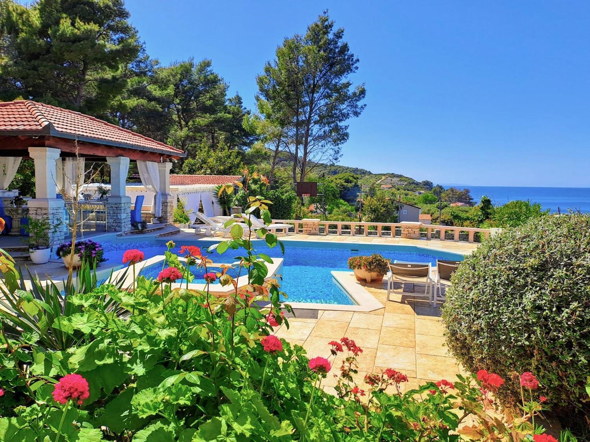 Villa Stone House Poplat Vela Luka Eksteriør bilde